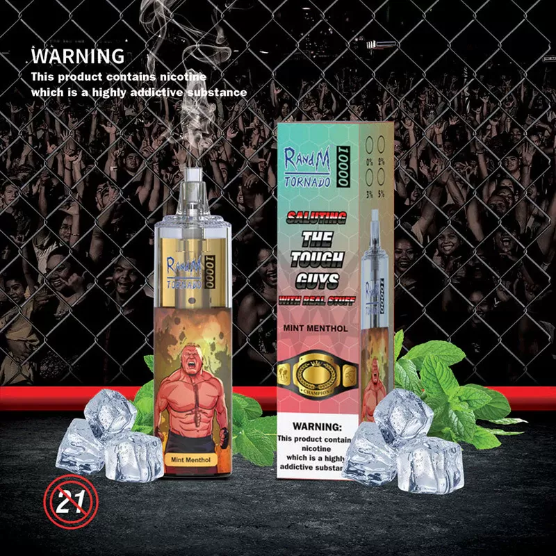 RandM Tornado 10000 Intense Flavors Vaping | Mint menthol