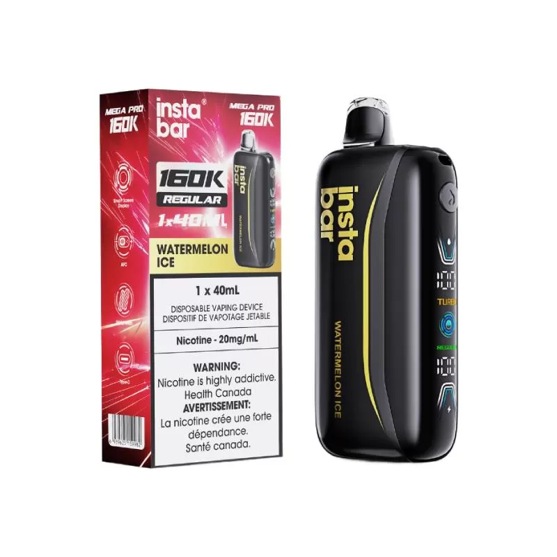 Insta Bar Mega Pro 160K - Watermelon Ice Disposable Vape