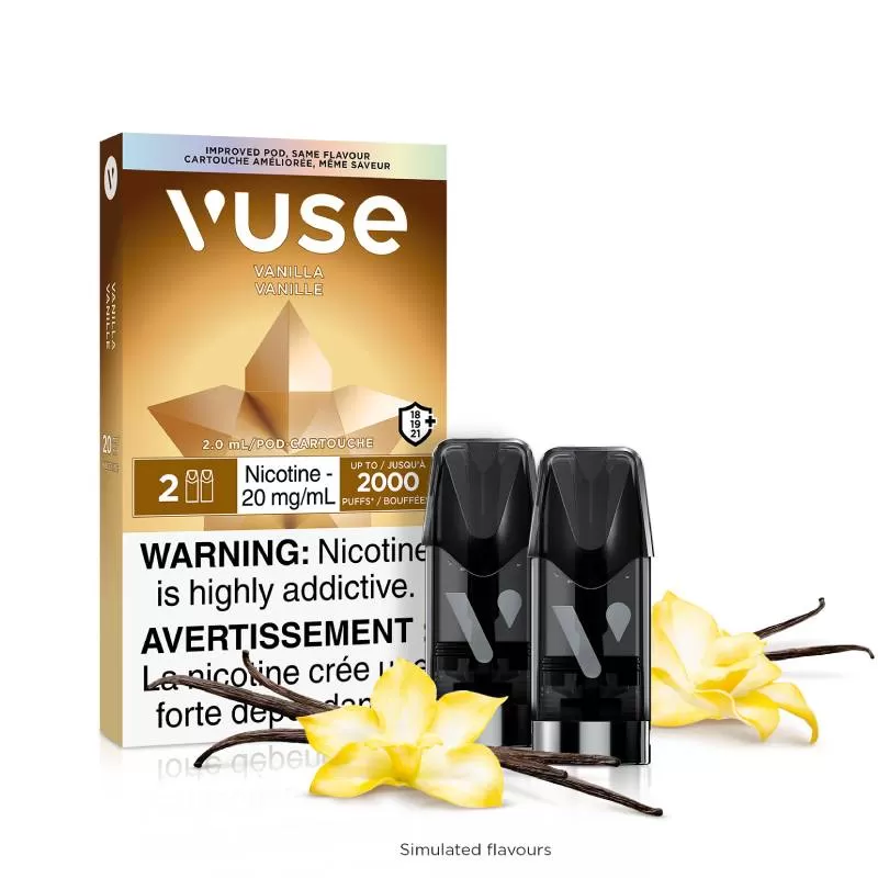 Vuse Pods - Vanilla, 2mL (2 Pods/PK)