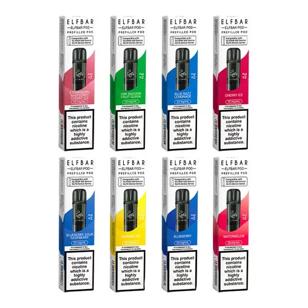 Elf Bar 600 Prefilled Pods (2 Pack)