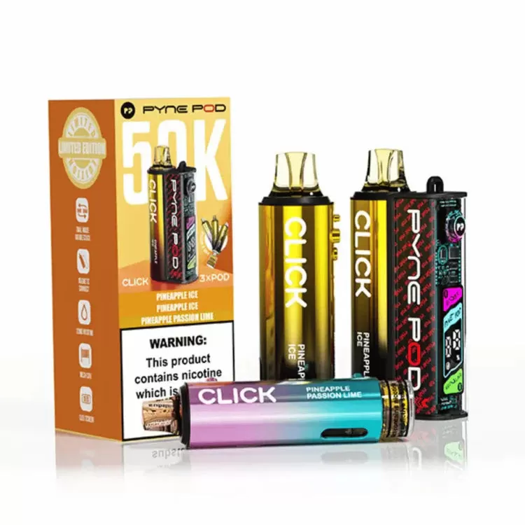Pyne Pod Click 50k Prefilled Pod Kit Pineapple Edition