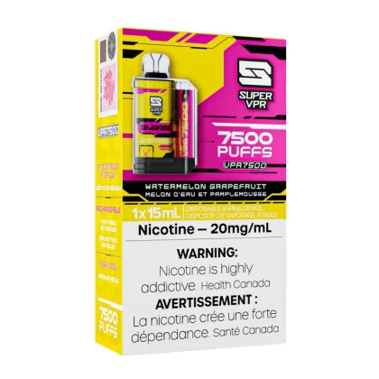 Watermelon Grapefruit Super VPR 7500 – Disposable Vape