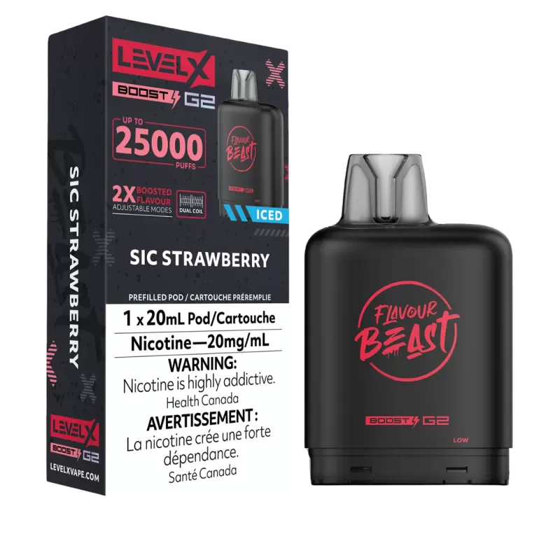 Level X Flavour Beast Boost G2 - Sic Strawberry