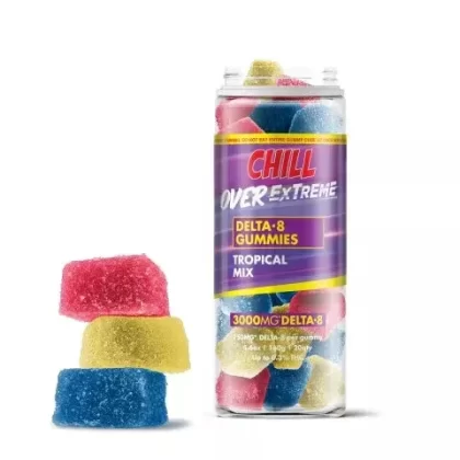 150mg Delta 8 THC Gummies – Tropical Mix – Chill Extreme