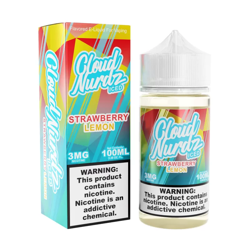 Strawberry Lemon Iced by Cloud Nurdz – 100mL