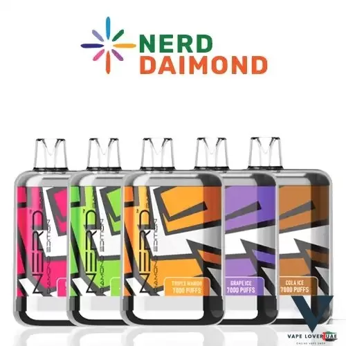 Nerd Diamond 7000 Puffs Lets Vape Dubai