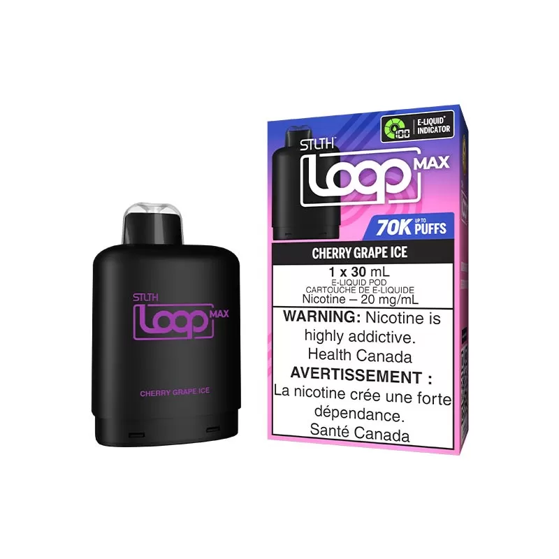 STLTH LOOP MAX Pod Pack - Cherry Grape Ice (ON)