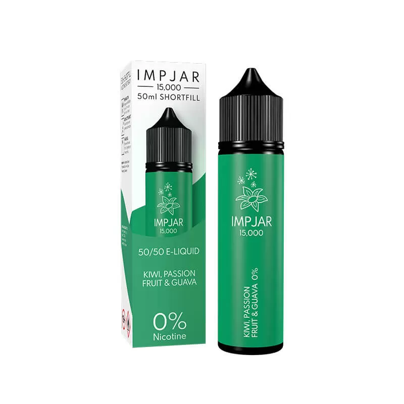 Imp Jar Kiwi, Passionfruit & Guava 50ml Shortfill E-Liquid