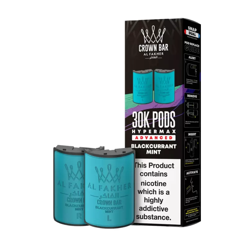 Blackcurrant Mint Al Fakher 30K Hypermax Refill Pods