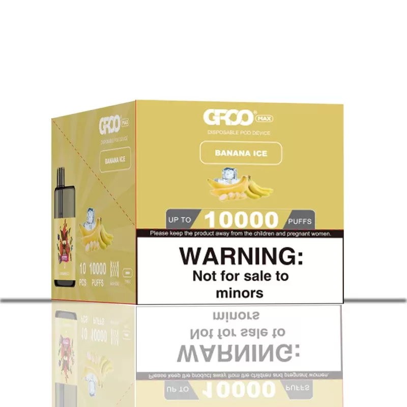 Groo Max–banana Ice–10 Pack Bulk