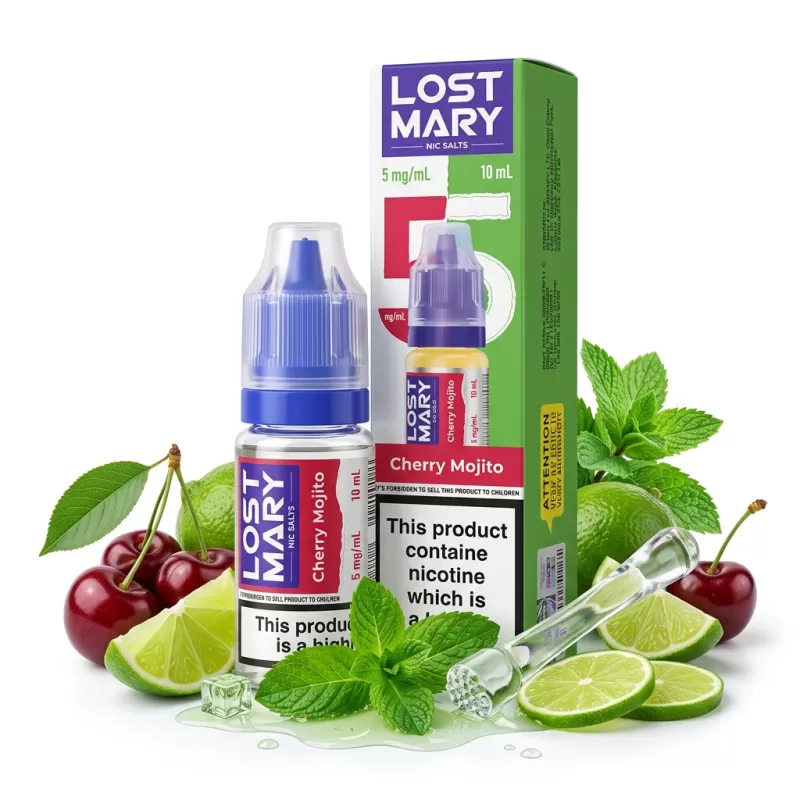 Cherry, Lime, Mint, Mojito Salt Nicotine E-Liquid by Lost Mary
