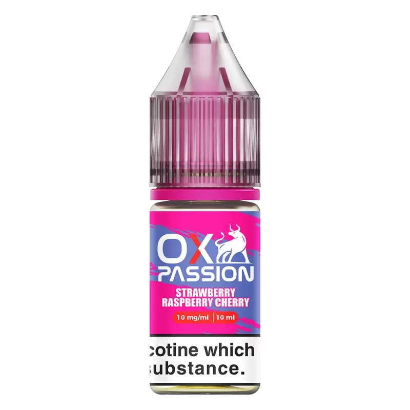 Ox Passion Strawberry Raspberry Cherry Nic Salt E-Liquid by OXVA