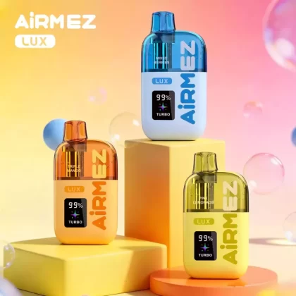 AIRMEZ LUX 100000 Puffs Disposable Vapes Wholesale 100K Boost Button Multiple Taste Visible Tank Dual Mesh Coil