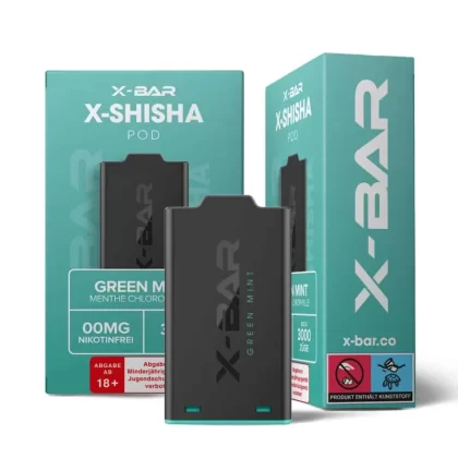 X-Bar – X-Shisha – Pod – Ice Mango (0mg/ml – Nikotinfrei)